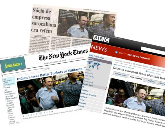 News headlines about Mumbai terror attack end