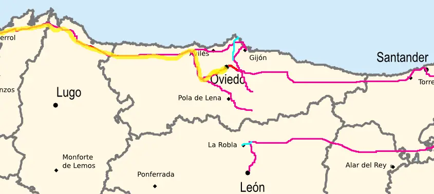 Taking the slow train across Northwestern Spain